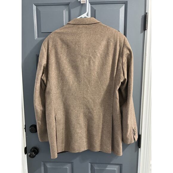 Arnold Brant Blazer Colombo Mink Cashmere Blend Mens Size 42L-T Brown - Picture 10 of 10